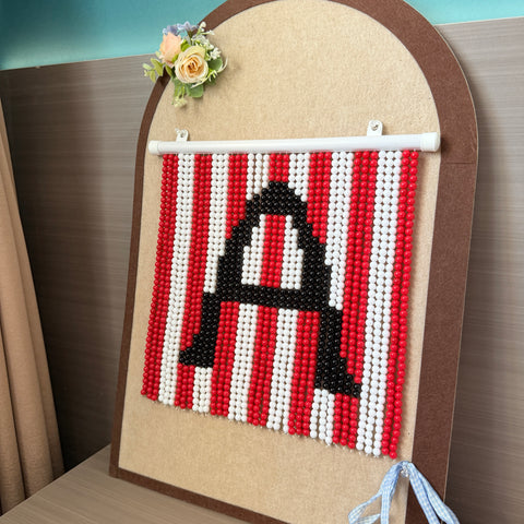 DIY Customizable letters Beaded Curtain Kit by Arteora