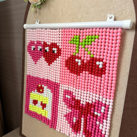 DIY Cherry Beaded Curtain Kit by Arteora