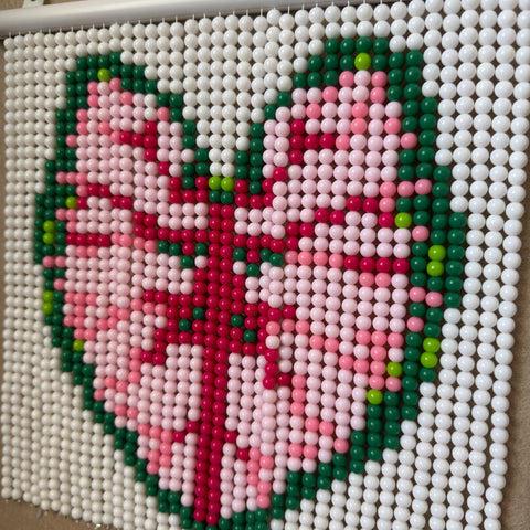 DIY Monstera leaf Beaded Curtain Kit by Arteora