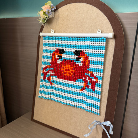 DIY Crab Beaded Curtain Kit by Arteora