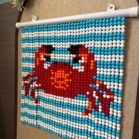 DIY Crab Beaded Curtain Kit by Arteora