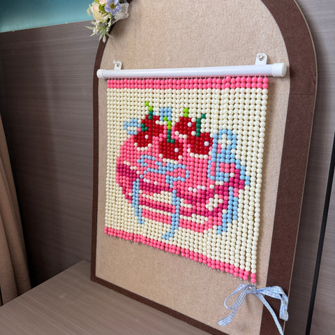 DIY cake Beaded Curtain Kit by Arteora