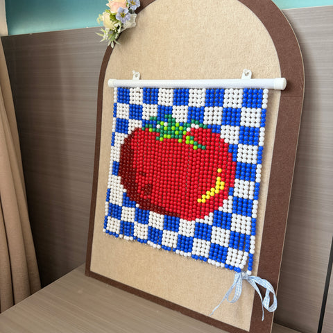 DIY Lattice tomatoes Beaded Curtain Kit by Arteora