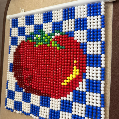 DIY Lattice tomatoes Beaded Curtain Kit by Arteora