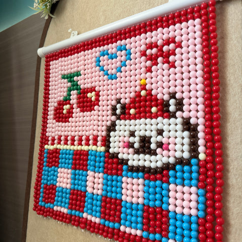 DIY Cherry bear Beaded Curtain Kit by Arteora