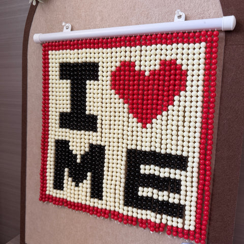 DIY LOVE  Beaded Curtain Kit by Arteora