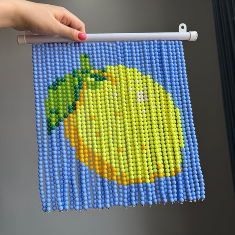 DIY Lemon Beaded Curtain Kit by Arteora