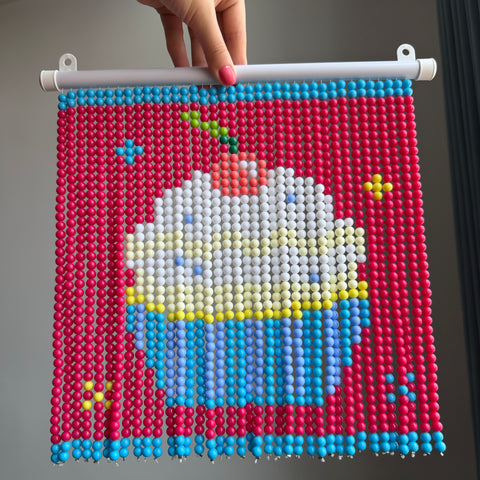 DIY Sweet Cake Beaded Curtain Kit by Arteora