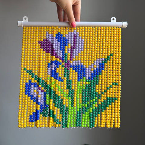 DIY Iris Beaded Curtain Kit by Arteora