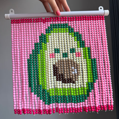DIY Avocado Beaded Curtain Kit by Arteora