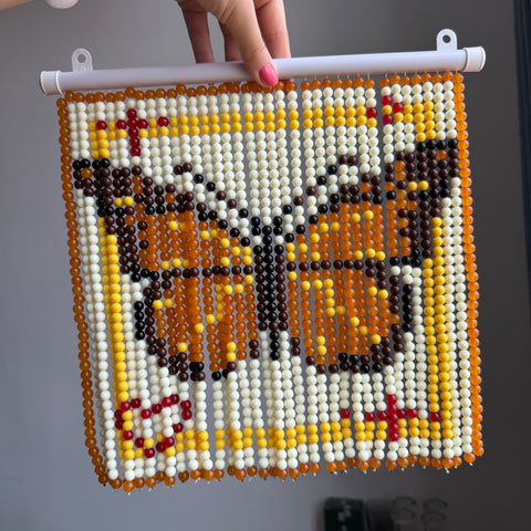 DIY Monarch butterfly Beaded Curtain Kit by Arteora