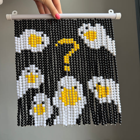 DIY Duck  Beaded Curtain Kit by Arteora