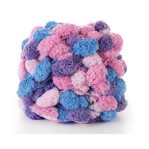 Variegated Pompom Yarn