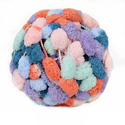 Variegated Pompom Yarn