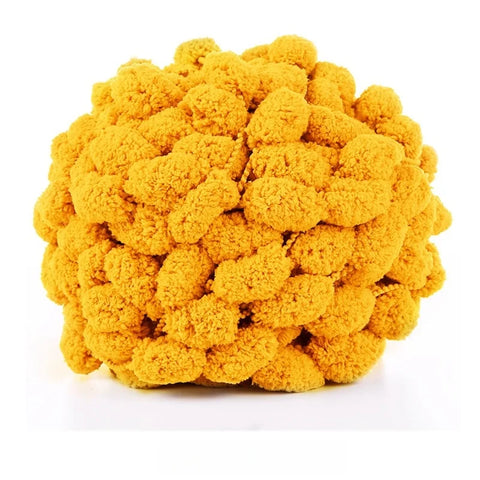 Solid-color Pompom Yarn