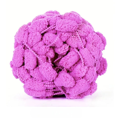 Solid-color Pompom Yarn