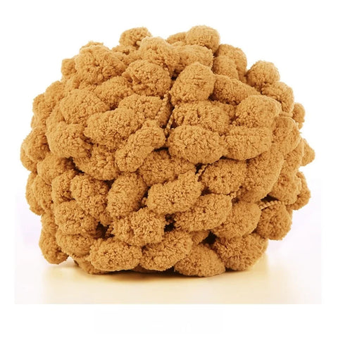 Solid-color Pompom Yarn