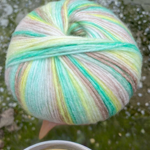 Space-dyed yarn