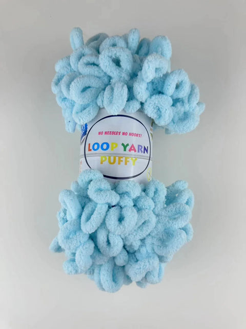 Finger loop yarn