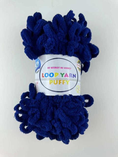 Finger loop yarn