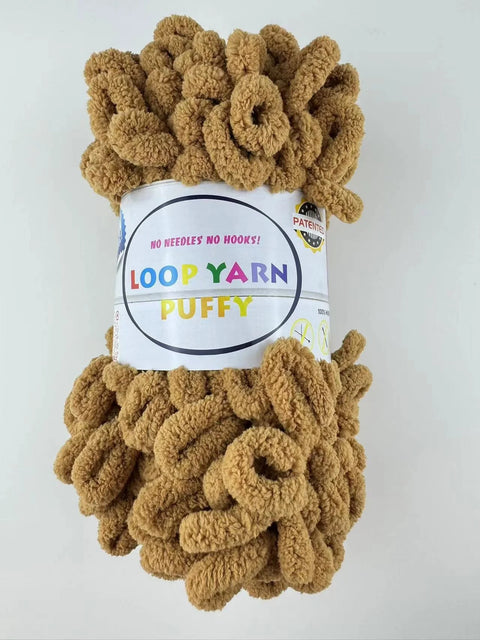 Finger loop yarn