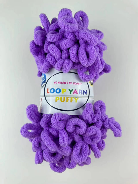 Finger loop yarn