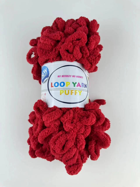 Finger loop yarn