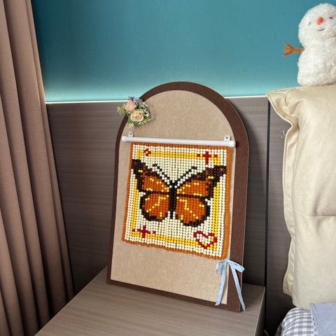 DIY Monarch butterfly Beaded Curtain Kit by Arteora