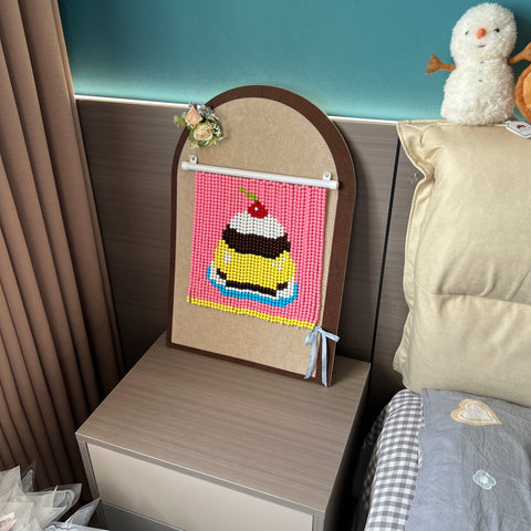 DIY cake Beaded Curtain Kit by Arteora