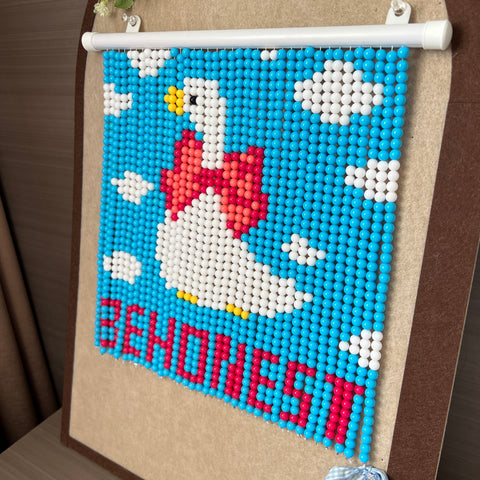 DIY Goose Beaded  Curtain Kit  by Arteora