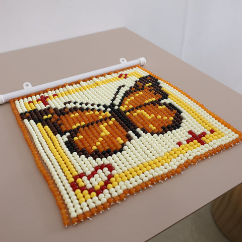 DIY Monarch butterfly Beaded Curtain Kit by Arteora
