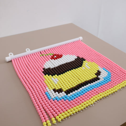 DIY cake Beaded Curtain Kit by Arteora