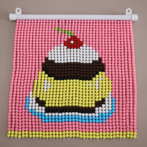 DIY cake Beaded Curtain Kit by Arteora