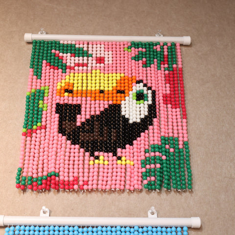 DIY Toucan Daydream Beaded Curtain Kit by Arteora