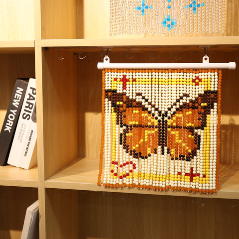 DIY Monarch butterfly Beaded Curtain Kit by Arteora