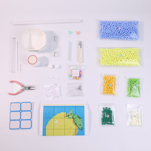 DIY Lemon Beaded Curtain Kit by Arteora