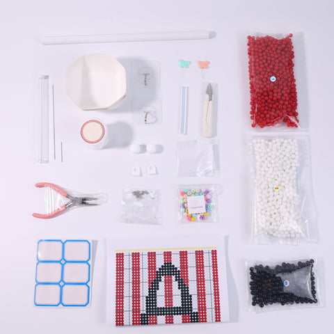 DIY Customizable letters Beaded Curtain Kit by Arteora