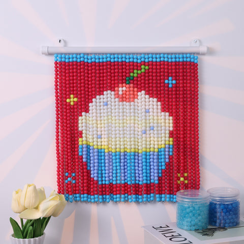DIY Sweet Cake Beaded Curtain Kit by Arteora