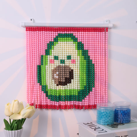DIY Avocado Beaded Curtain Kit by Arteora