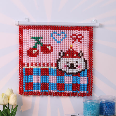 DIY Cherry bear Beaded Curtain Kit by Arteora