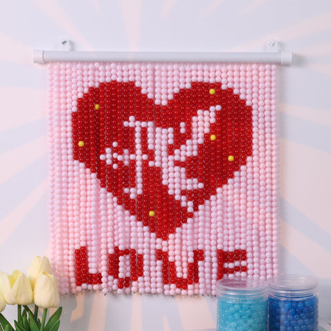 DIYCupid Heart Beaded Curtain Kit by Arteora
