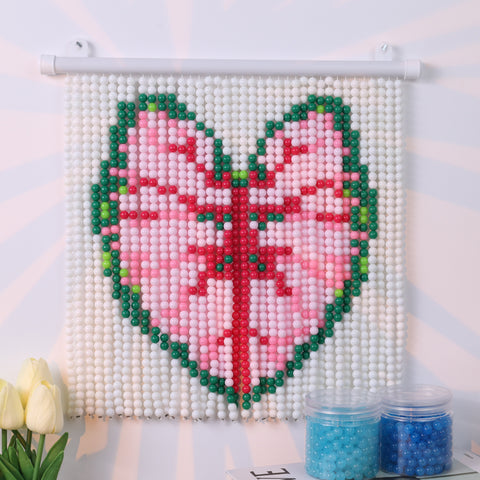 DIY Monstera leaf Beaded Curtain Kit by Arteora