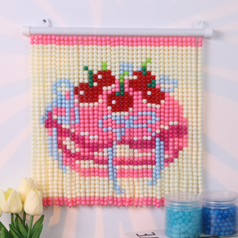 DIY cake Beaded Curtain Kit by Arteora