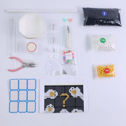 DIY Duck  Beaded Curtain Kit by Arteora