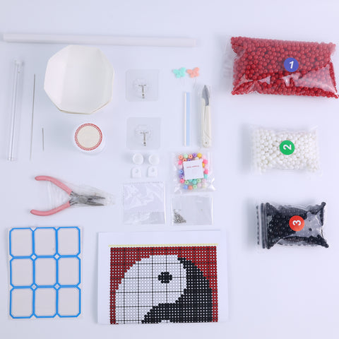 DIY Bagua array Beaded Curtain Kit by Arteora