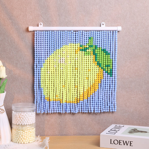 DIY Lemon Beaded Curtain Kit by Arteora