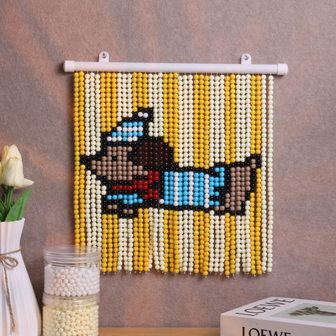 DIY Dachshund Beaded Curtain Kit by Arteora