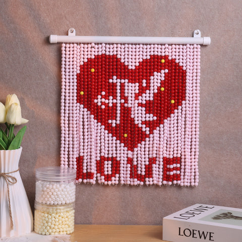 DIYCupid Heart Beaded Curtain Kit by Arteora