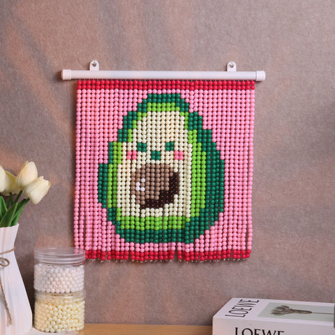 DIY Avocado Beaded Curtain Kit by Arteora