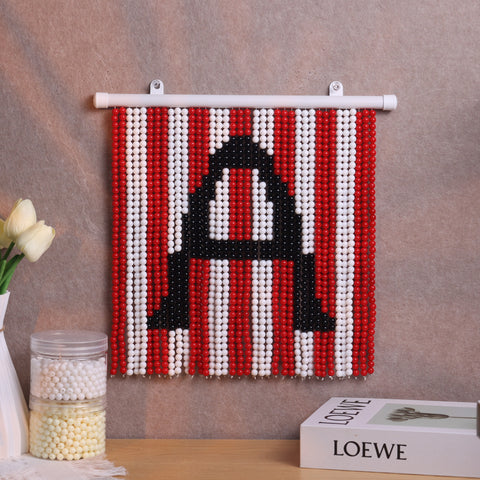 DIY Customizable letters Beaded Curtain Kit by Arteora